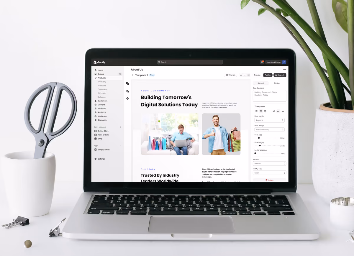 About Us project preview